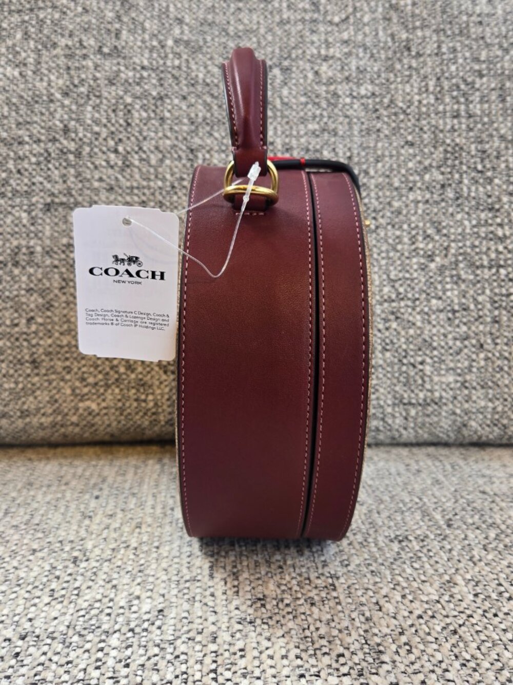 Coach Lunar New Year Circle Bag in Signature Canvas - Picture 5 of 16